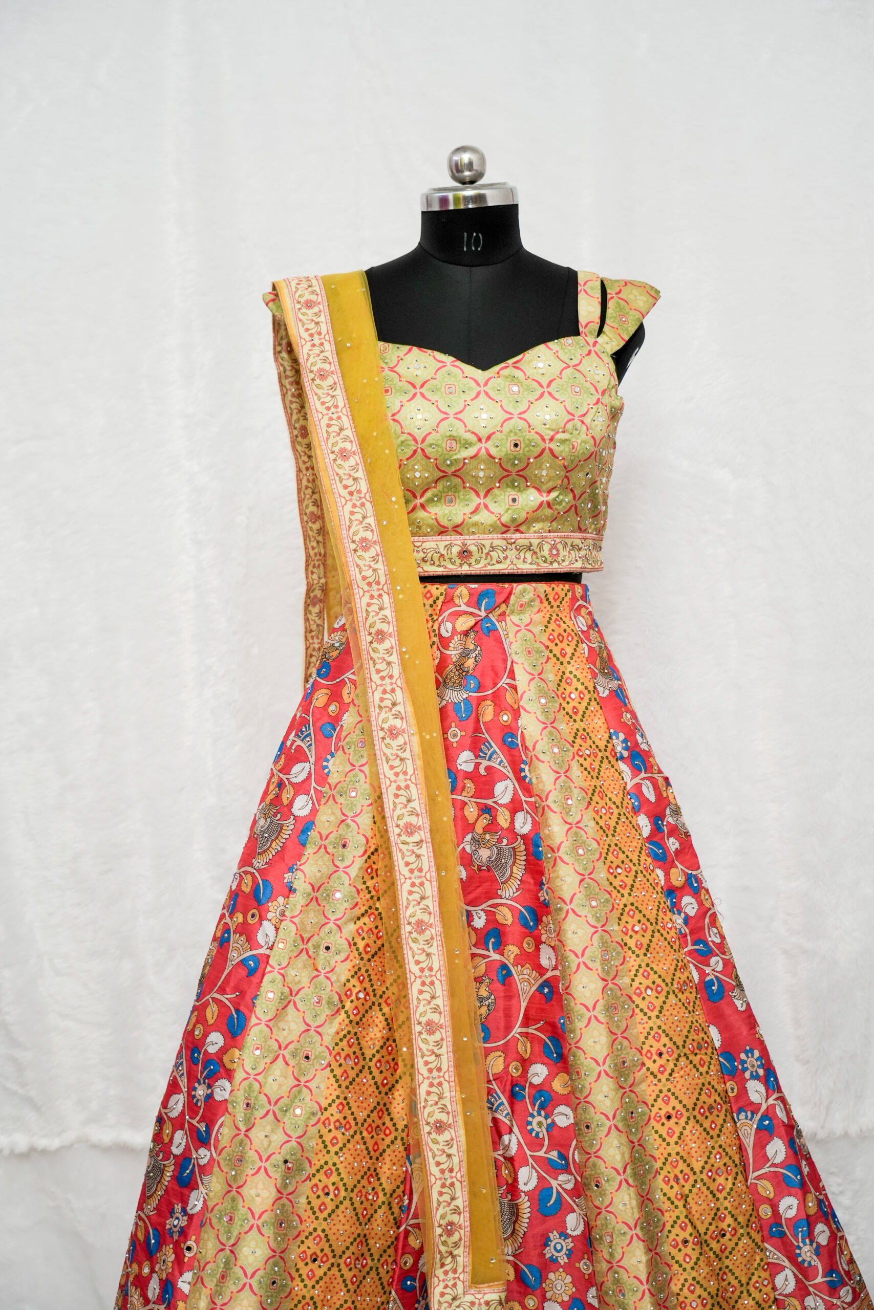 Piece Lehenga Choli Set - Image 2