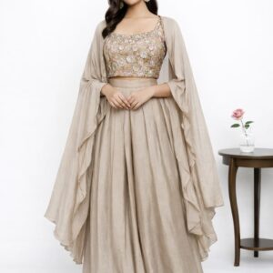 Grey Chinnon Cape Set