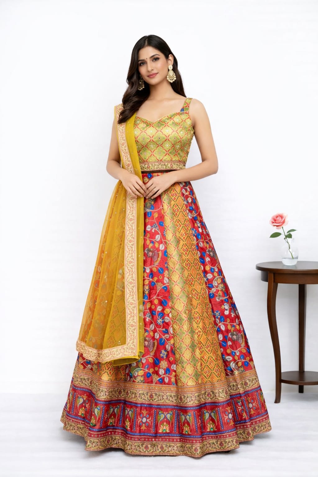 Piece Lehenga Choli Set